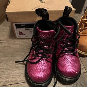 Toddler pink doc martens